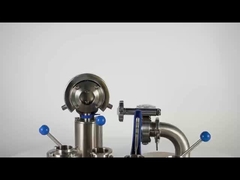 3 ชิ้นสแตนเลส วาล์วกระพริบ ปลายการปั่น วาล์วกระพริบสุขภาพสูง