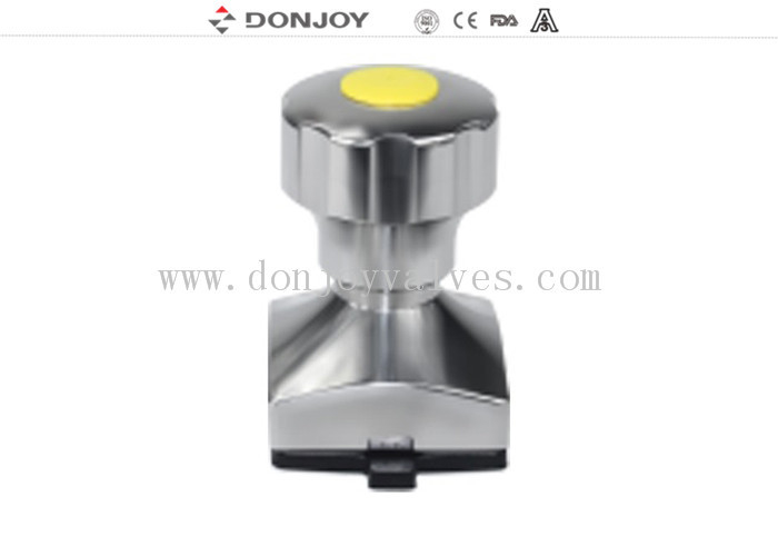 316L มินิ ประเภท 3 ทาง สุขภาพ วาล์ว Diaphragm ประเภท L กับ tri clamp ปลาย