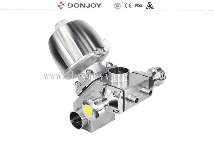 Donjoy Multiport Sanitary Diaphragm Valve สําหรับอุตสาหกรรมยาด้วย SS316L