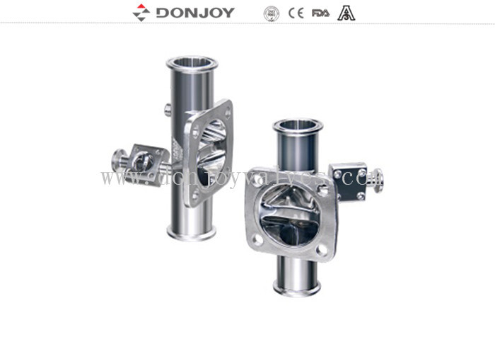1/2 นิ้วหลายพอร์ตสแตนเลสไดอะแฟรมวาล์วเชื่อม Connecion 3 พอร์ตวาล์ว