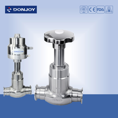 High Performance SS316L Globe  Valve With Clamped / Automatic Control System