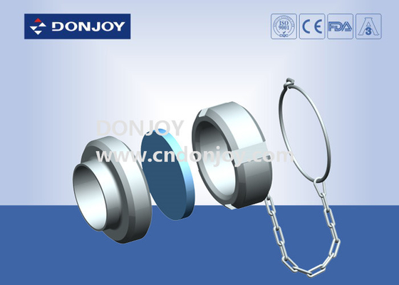 Food Grade Stainless steel sanitary blind cap with/without chain 3A/DIN/SMS