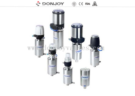 NBR Gasket 10 Bar IP67 Stainless Steel Pneumatic Actuator