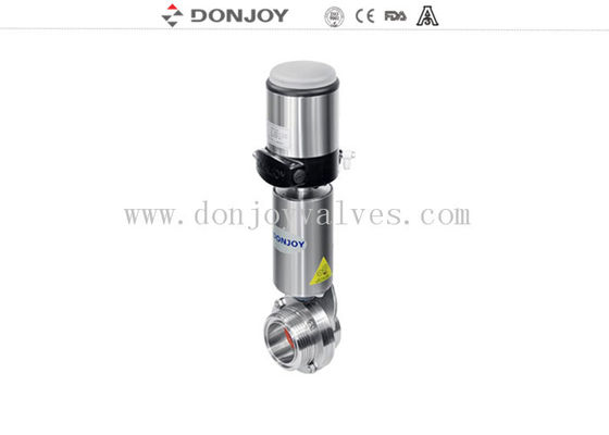 Sanitary Pneumatic Threaded Butterfly Valves