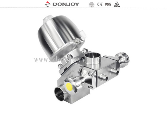 Donjoy Multiport Sanitary Diaphragm Valve สําหรับอุตสาหกรรมยาด้วย SS316L