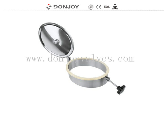 DONJOY SS304 กลมปิดหลุมคนด้วยความสูง 100 มม สําหรับถังเบียร์